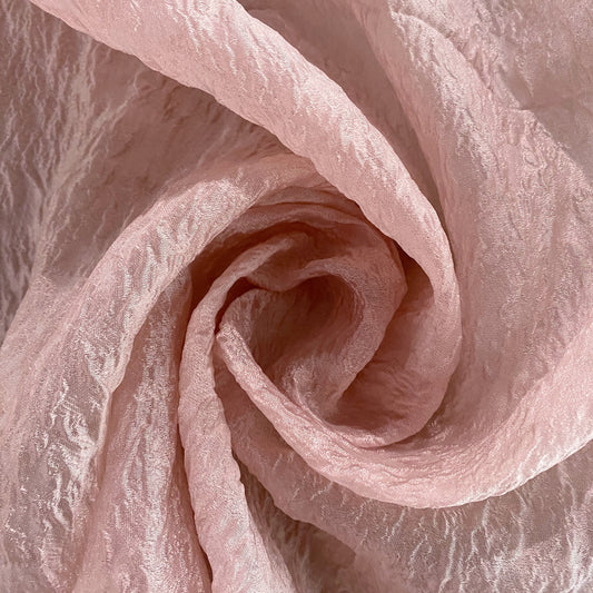 Cloqué Organza - Pink
