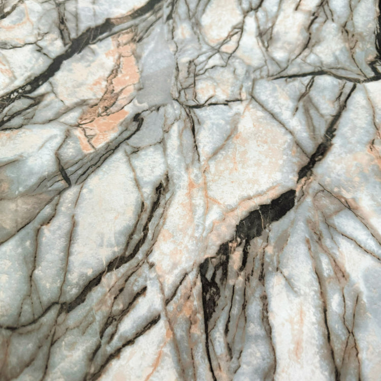 PVC - Deep Vein Marble Print - Gainsboro