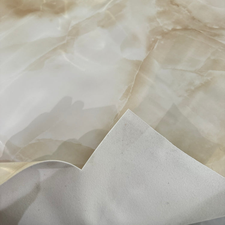 PVC - Marble Print - White
