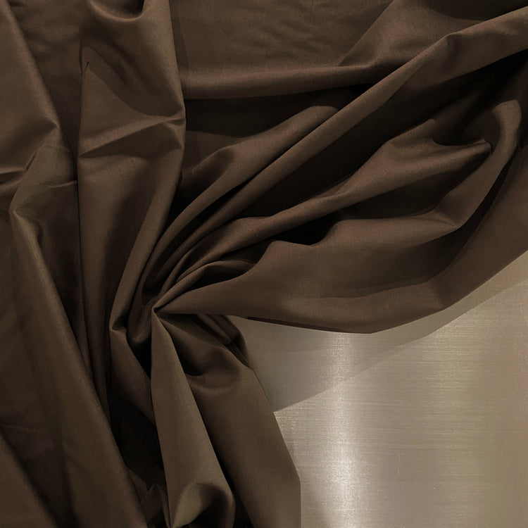 Australian Merino Worsted Wool Gabardine - Chocolate