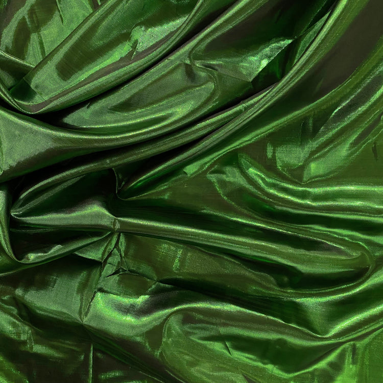 Shot Lurex Blend Lamé - Emerald / Black