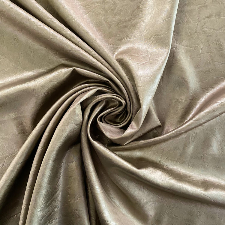 Leather Finish Satin - Ecru