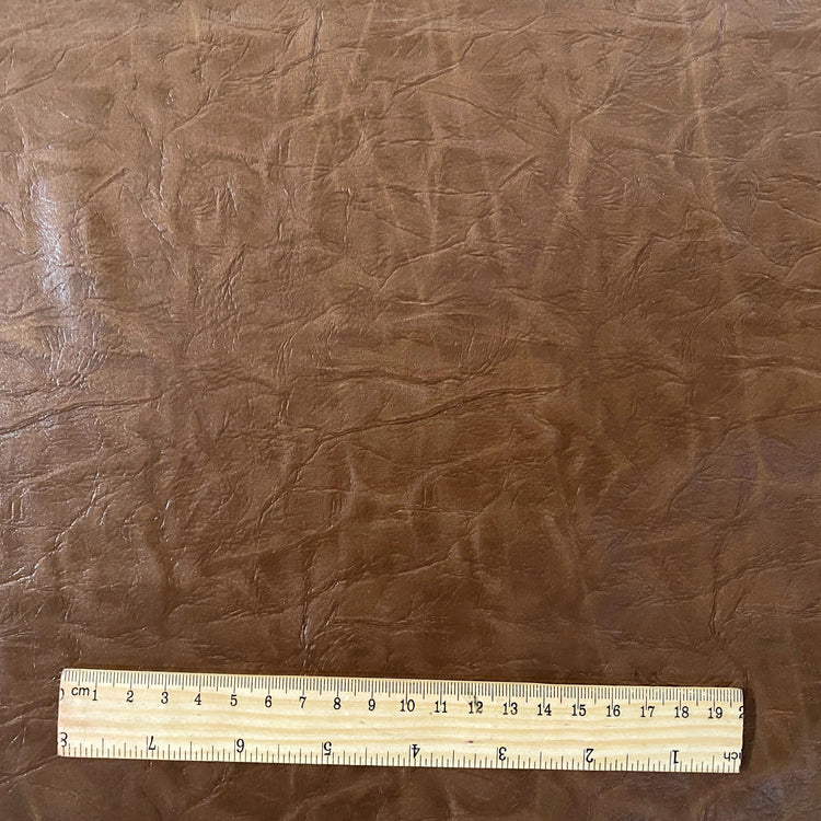 (Remnant) Leather Finish Satin - Chocolate - 2.10m (Stained)