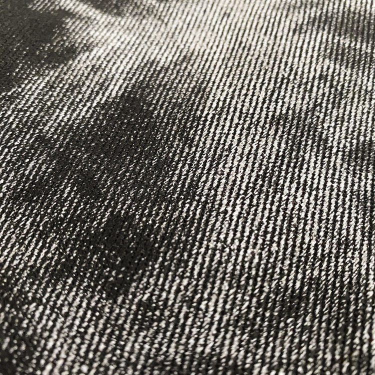 Tie-Dye Screen Print Denim - Black / White