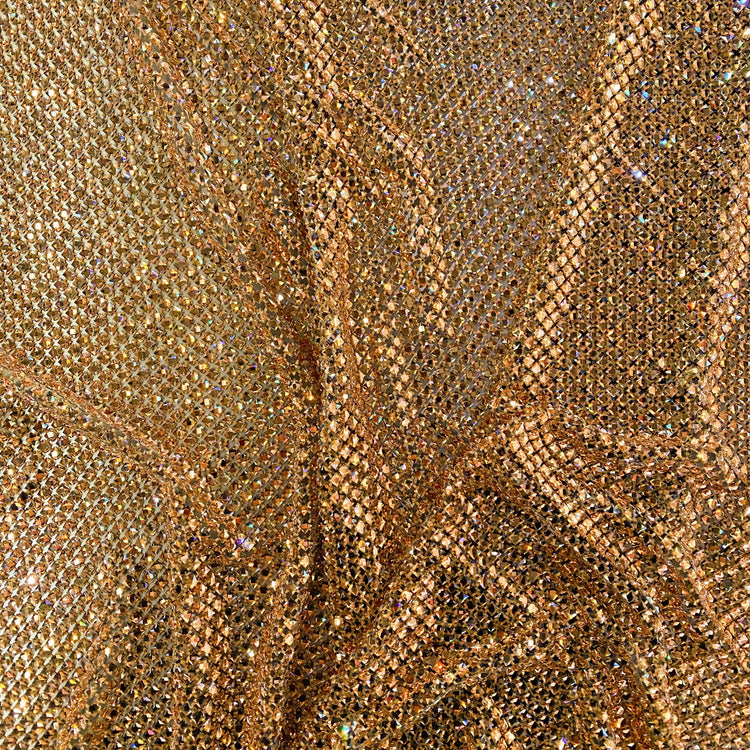 Crystal Glass Mesh - Gold