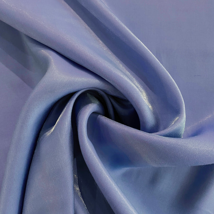 Glacé Shot Charmeuse - Cornflower Blue / Mint Cream