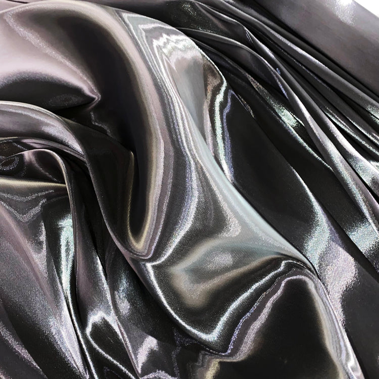 Crystal Nylon Satin - Gunmetal
