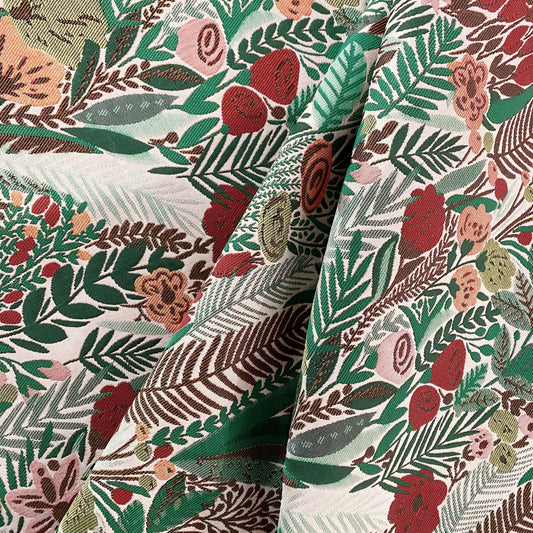 Storybook Garden Jacquard - Multicoloured / White