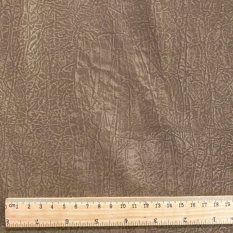 Earth Textured Faux Leather - Mocha