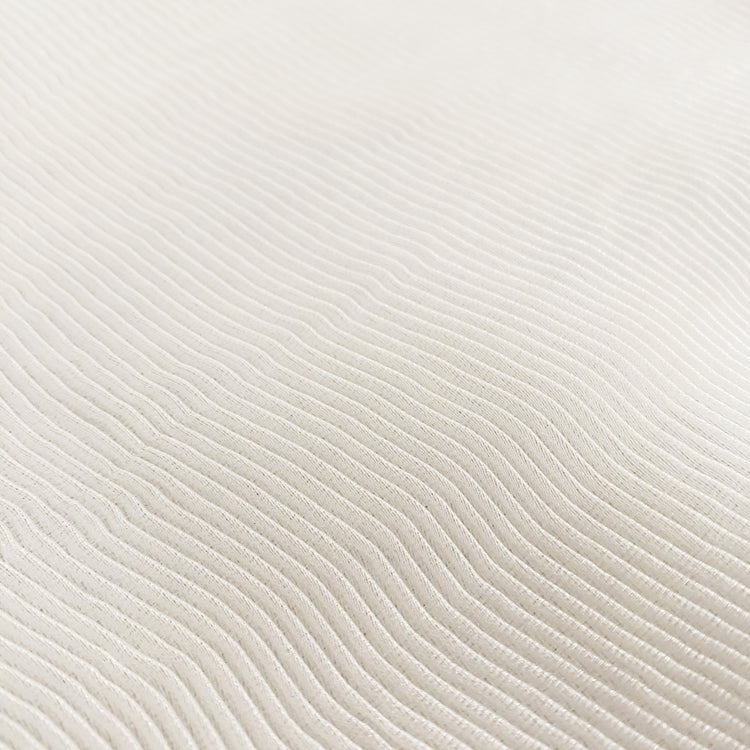 Soft Crumpled Bonded Plisse Organza - White