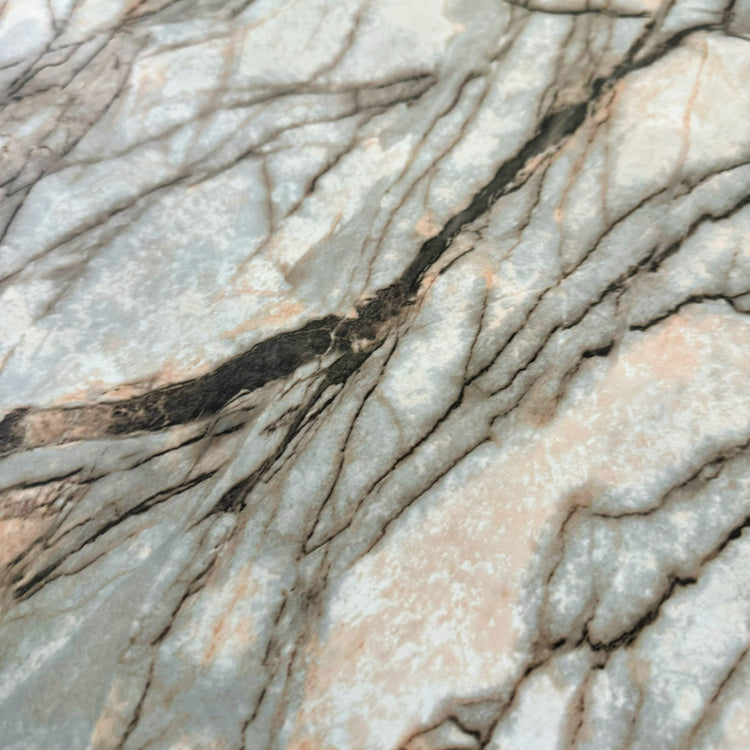 PVC - Deep Vein Marble Print - Gainsboro