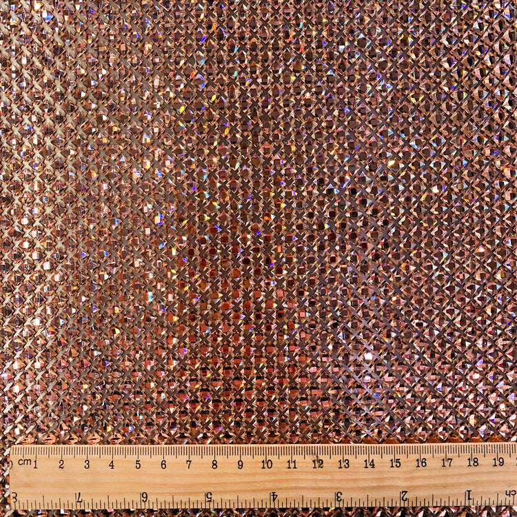 Crystal Glass Mesh - Champagne