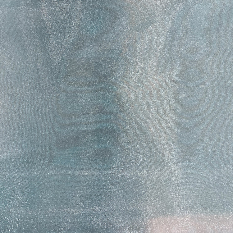 Metallic Organza - Sky Blue