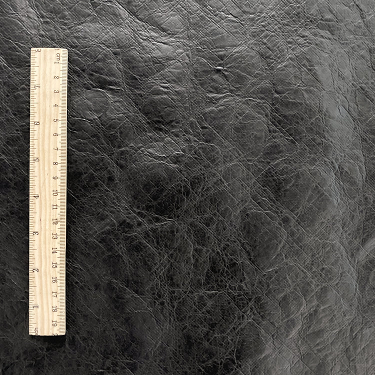 Bonded Tyvek - Faux Leather - Black