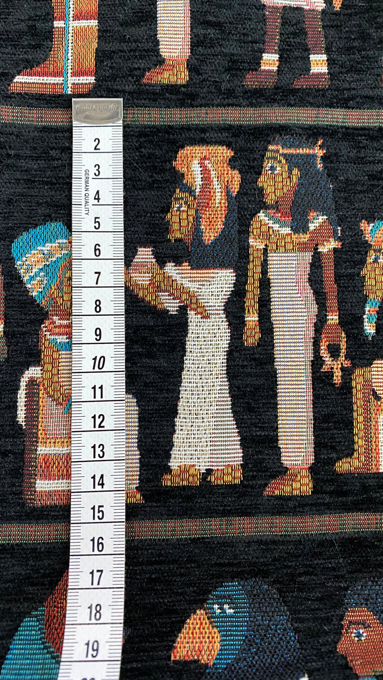 Egyptian Corduroy Jacquard - Black