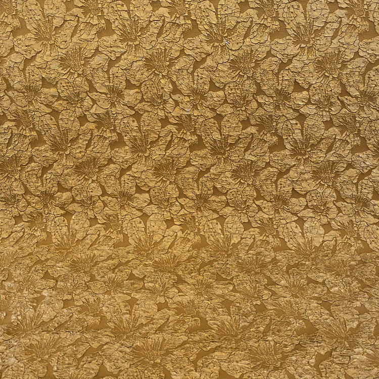Lily Floral Cloqué - Goldenrod