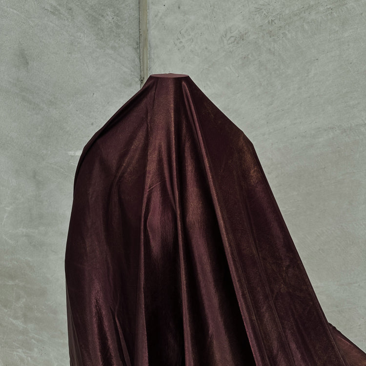 Oxidised Patina Satin - Brown Magenta
