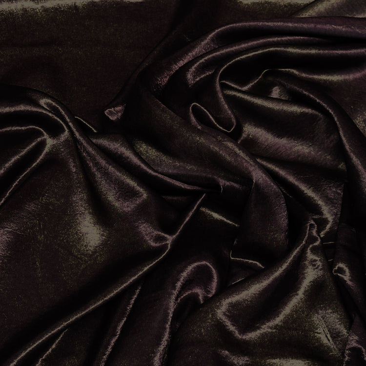 Oxidised Patina Satin - Brown Magenta