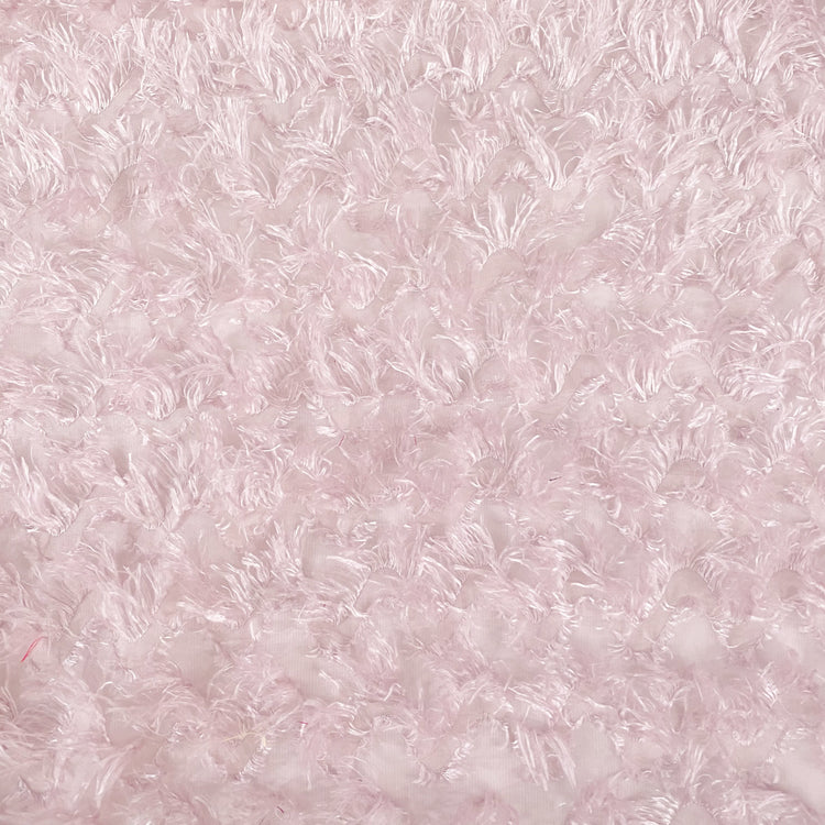 Fringed Wave Chiffon - Pink