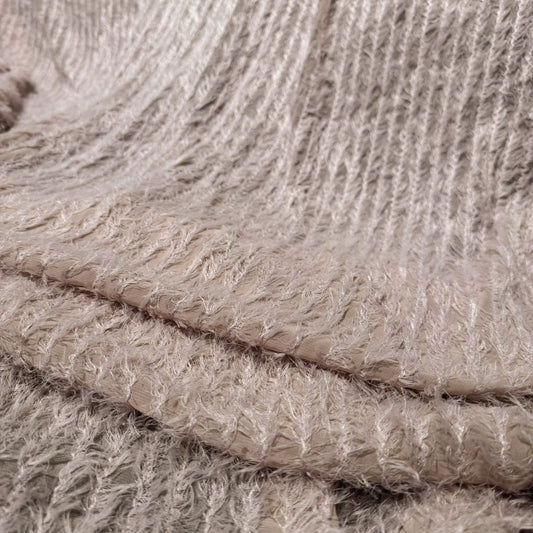 Tassel-Insert Chiffon - Salmon pink