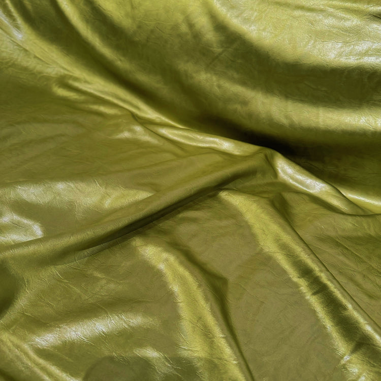 Leather Finish Satin - Olive