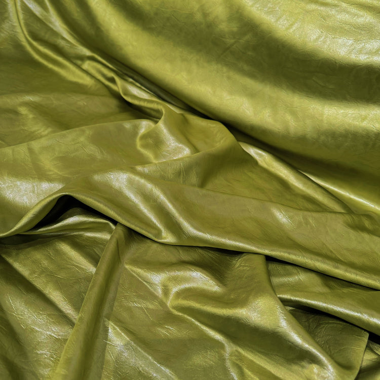 Leather Finish Satin - Olive