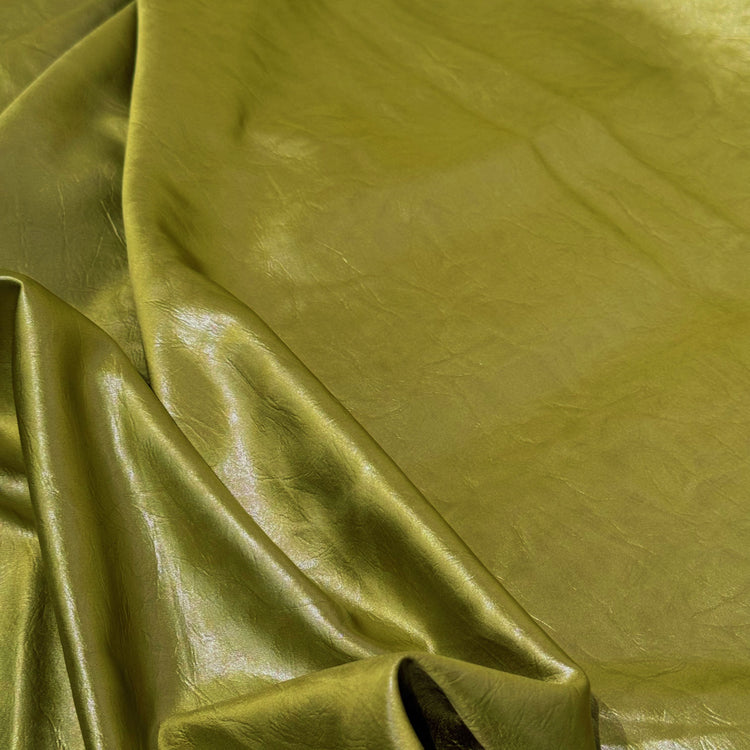 Leather Finish Satin - Olive
