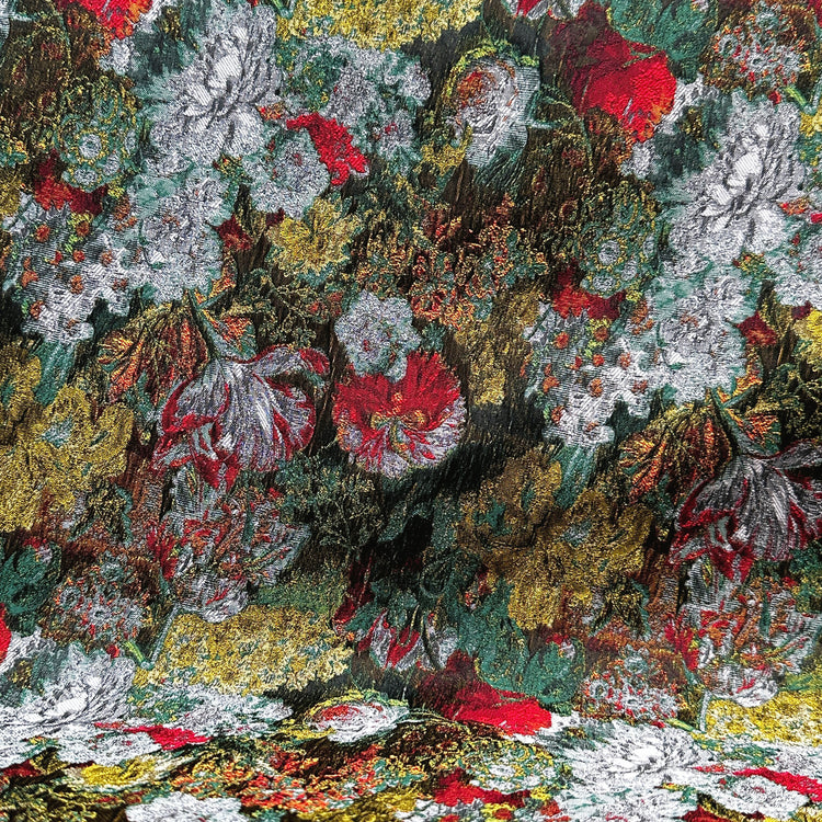 Acid Flora Jacquard - Crimson/Green/Yellow