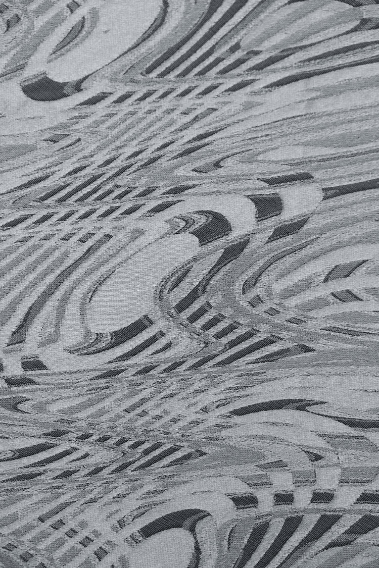 Rain Rivulets on the Window Jacquard - Silver/Slate