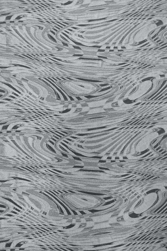 Rain Rivulets on the Window Jacquard - Silver/Slate