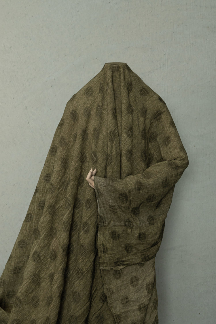 Double Weave Dots - Olive