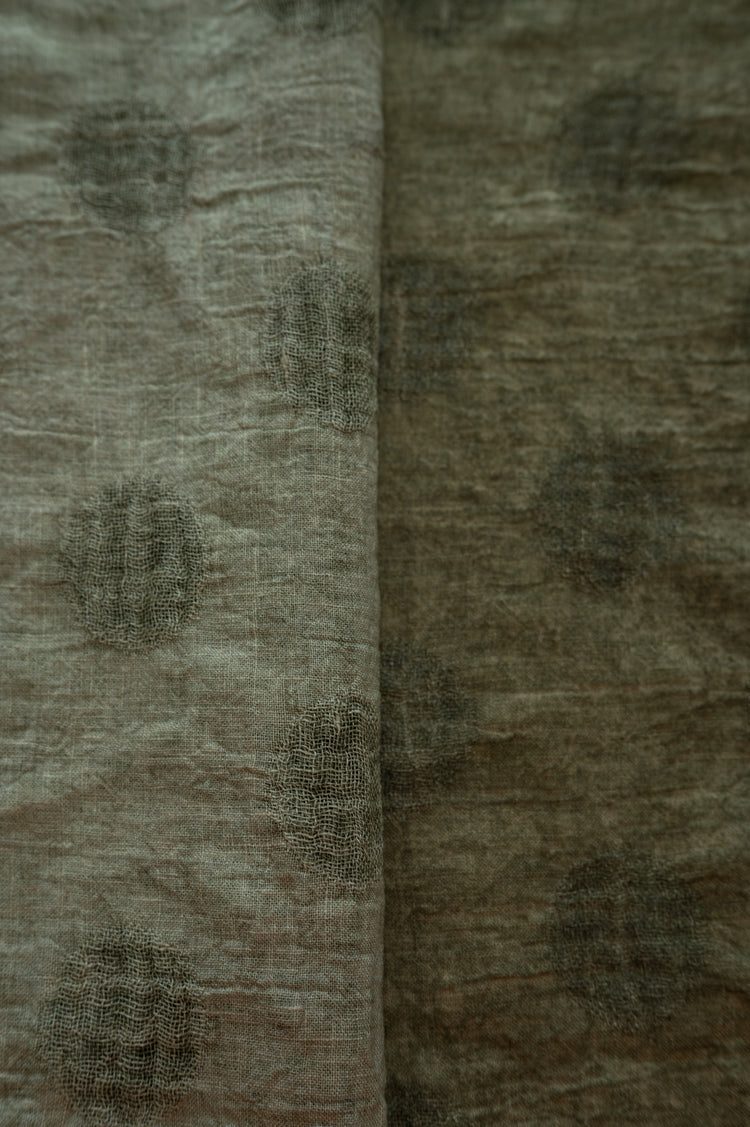 Double Weave Dots - Olive