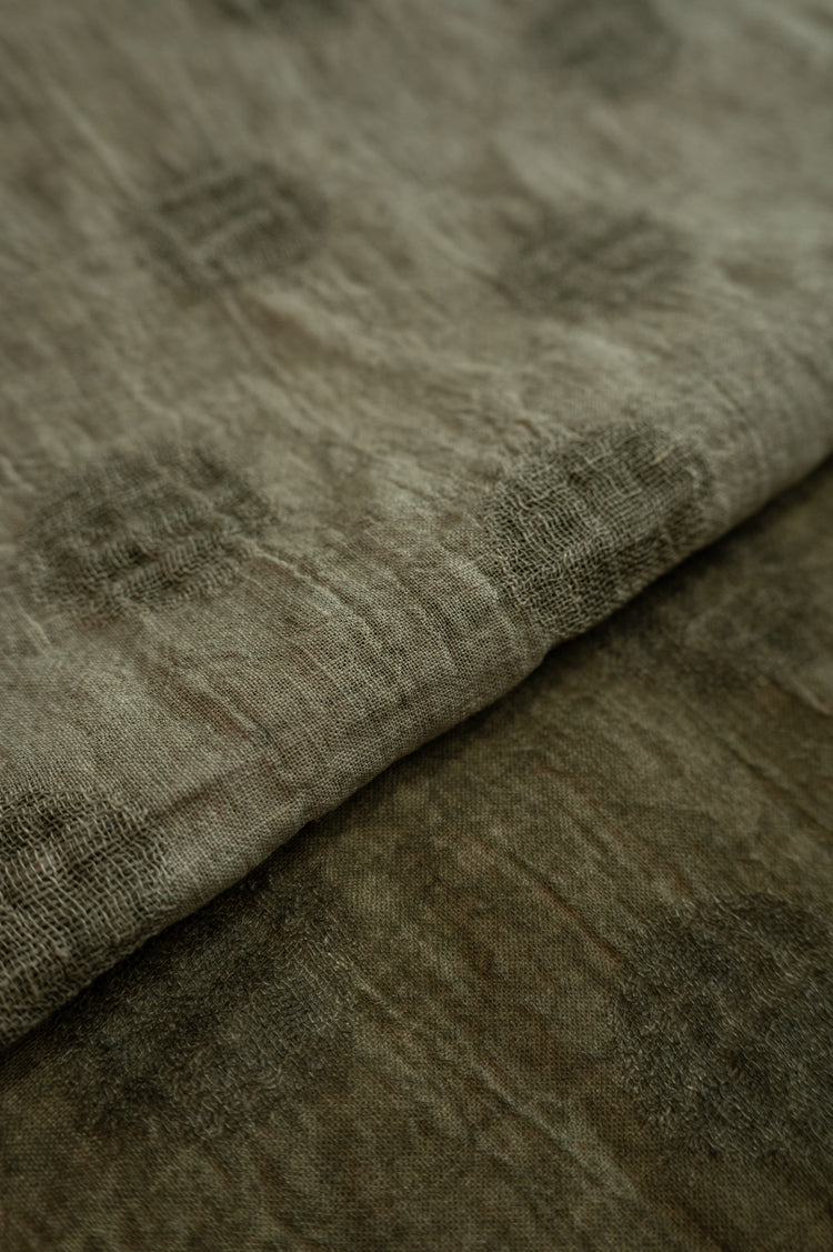 Double Weave Dots - Olive