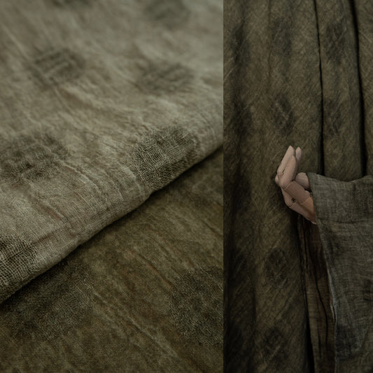 Double Weave Dots - Olive