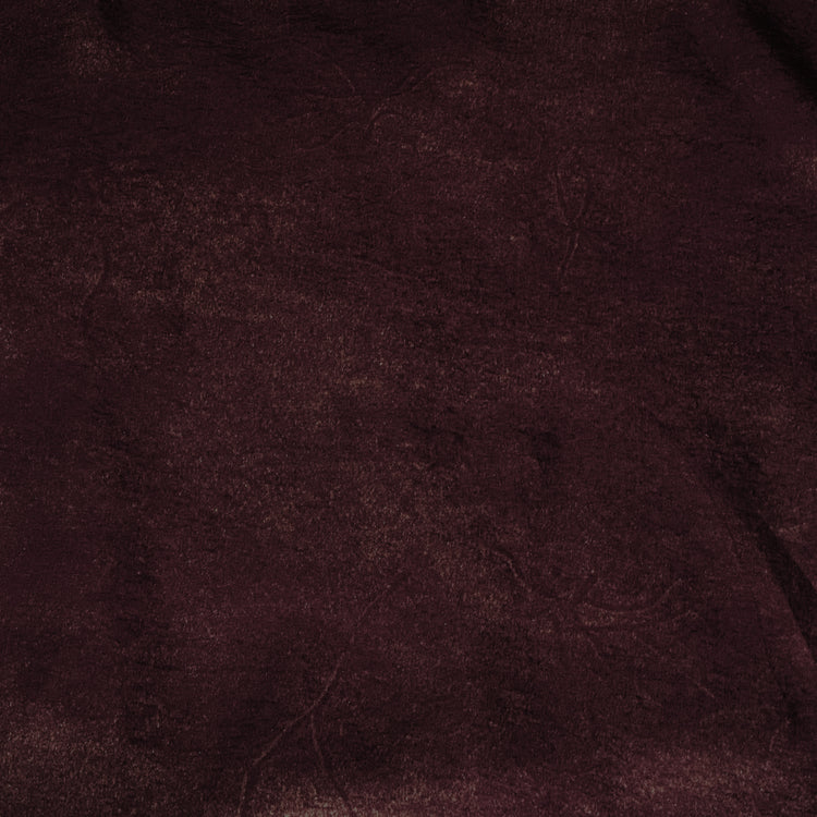 Crushed/Stone Washed Satin - Maroon