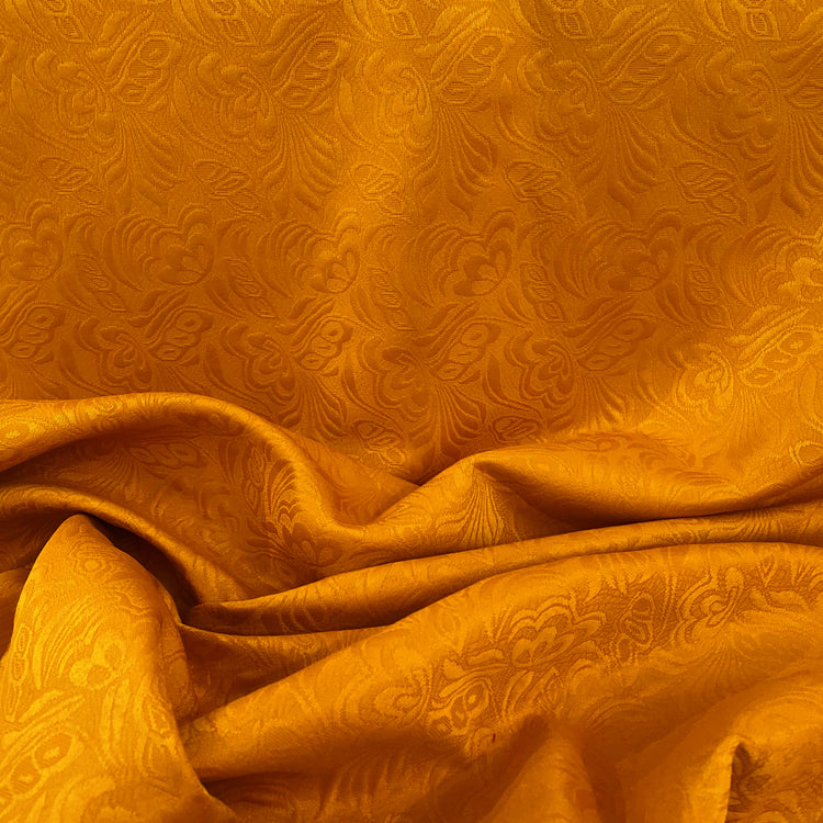 Floral Art Nouveau Damask - Gold