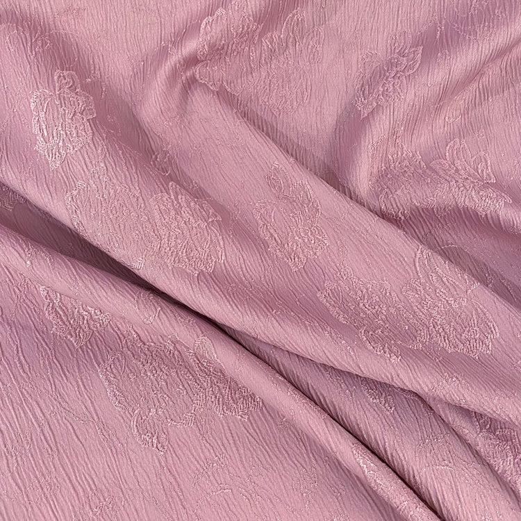 Rippled Floral Damask - Pink