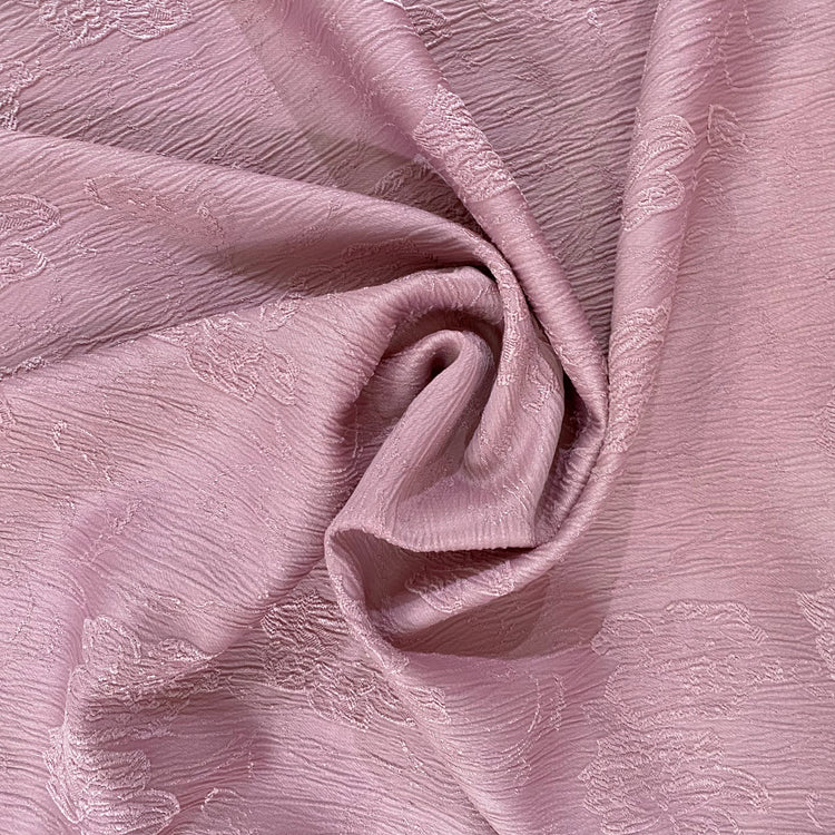 Rippled Floral Damask - Pink