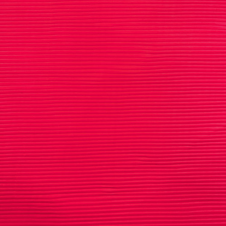 Accordion-Pleated Taffeta - Fluorescent Coral