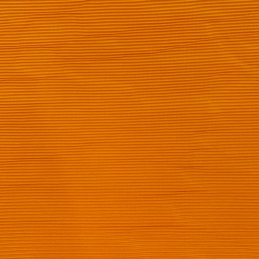 Accordion-Pleated Taffeta - Dark Orange