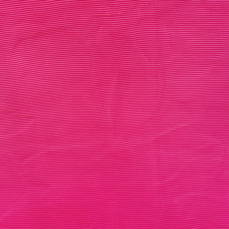 Accordion-Pleated Taffeta - Deep Pink