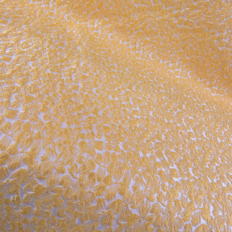Raised Floral Jacquard - Yellow