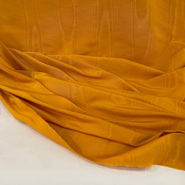 Moire Grosgrain - Golden Yellow