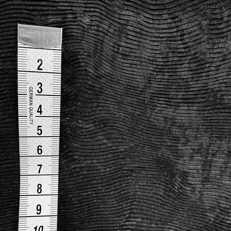 Bonded Plisse - Shibori Dyed - Black