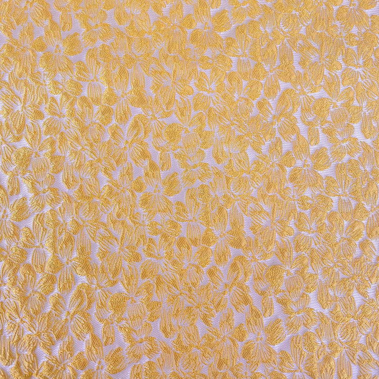 Raised Floral Jacquard - Yellow