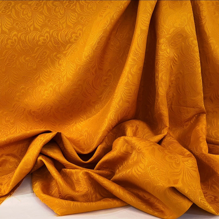 Floral Art Nouveau Damask - Gold