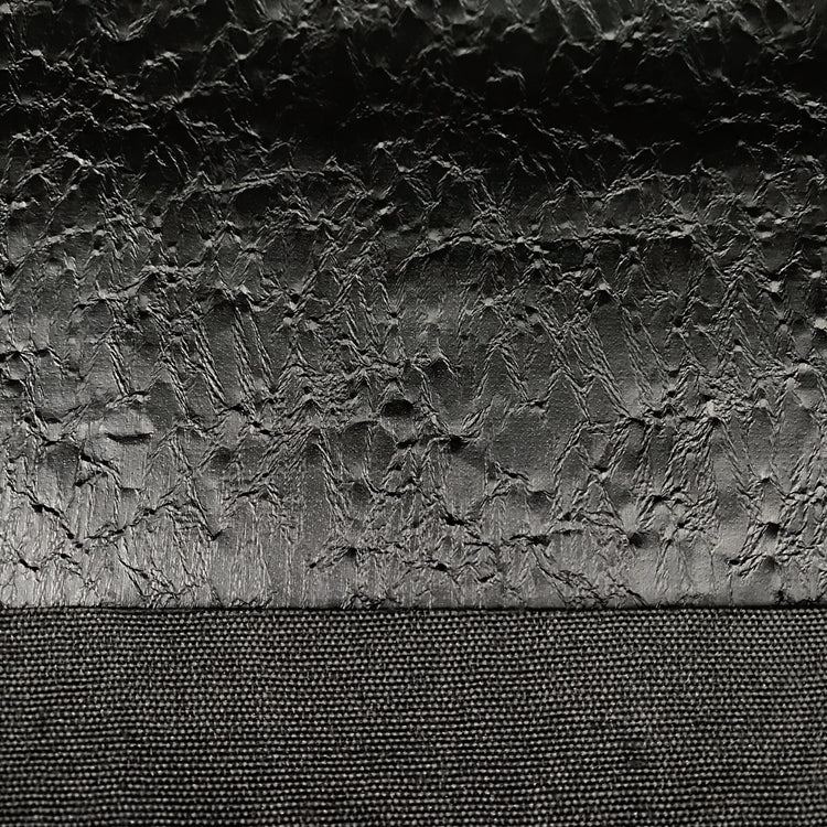 Laminated Devore - Black