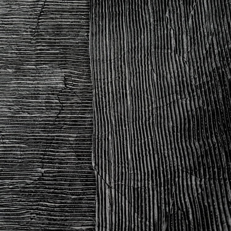 Crease-Pressed Plisse - Black