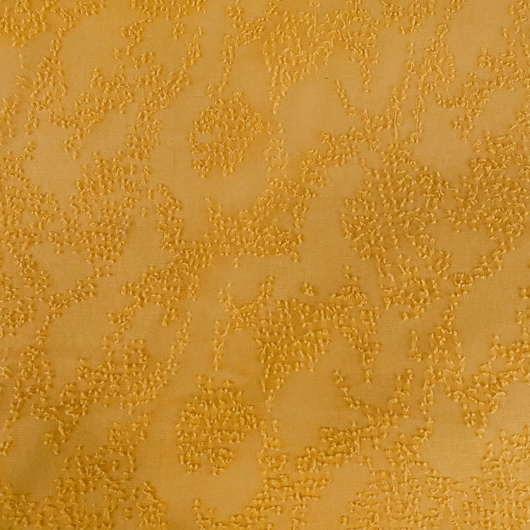 Sheer Crepe - Cut Pile Insert - Mustard Yellow