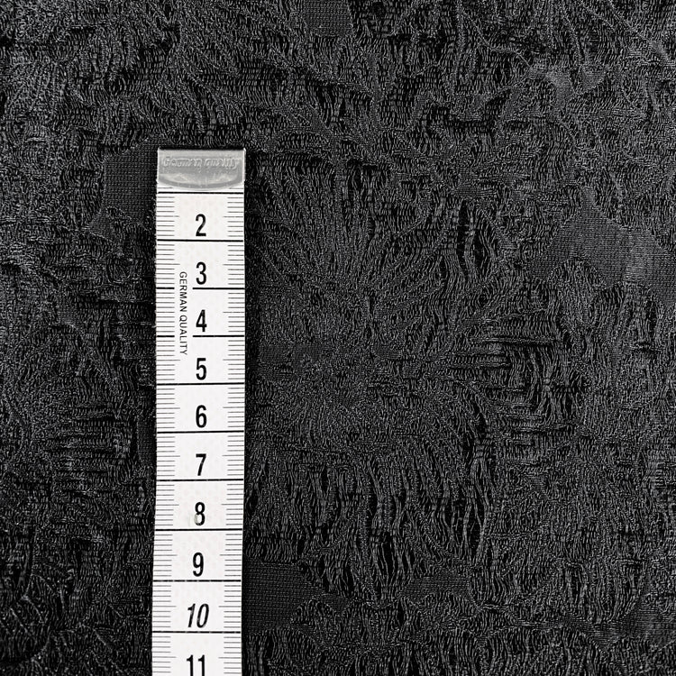 Rose Embossed Damask - Black